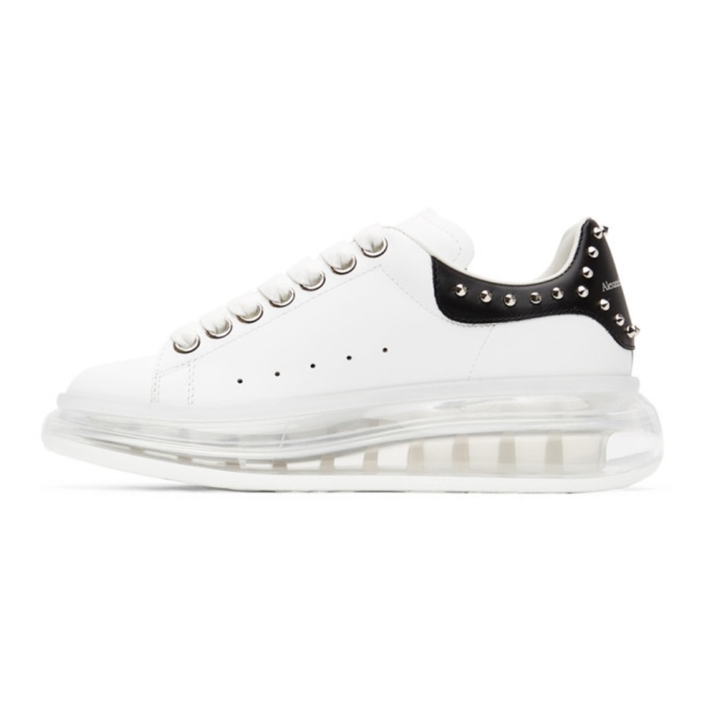 Men Size 8 (Euro Sz 41) Alexander McQueen Oversized Studded Clear Sole Sneakers
